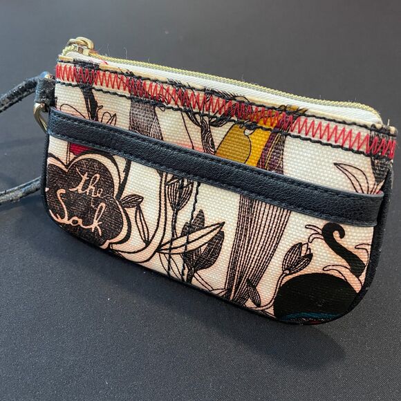 ~ Sakroots Wristlet** Boho The Sak Phone Zipper Pocket Key Strap Wallet Bag - Picture 4 of 12
